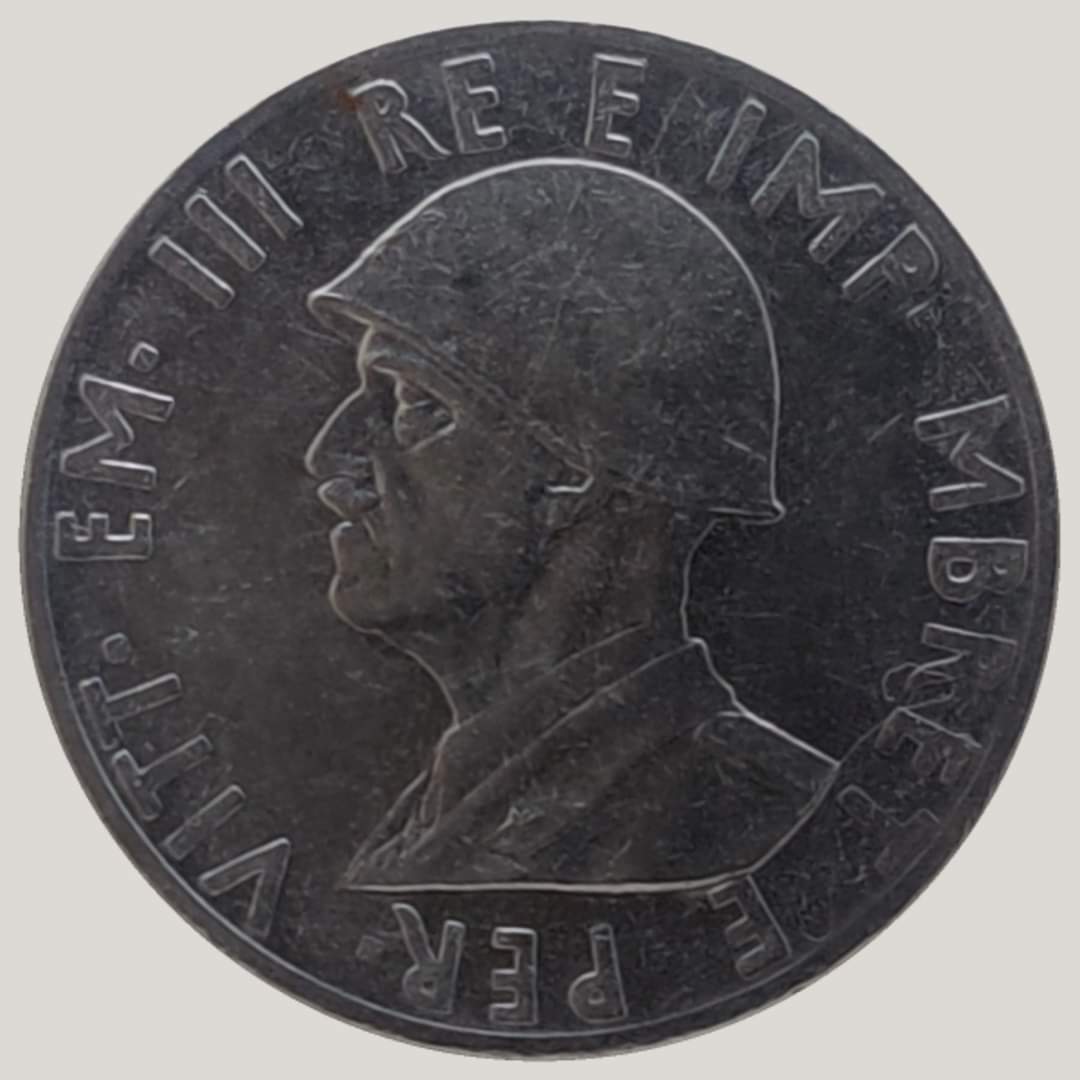 0.50-Lek---1940-R-XVIII---Albania-/-Die-Chip